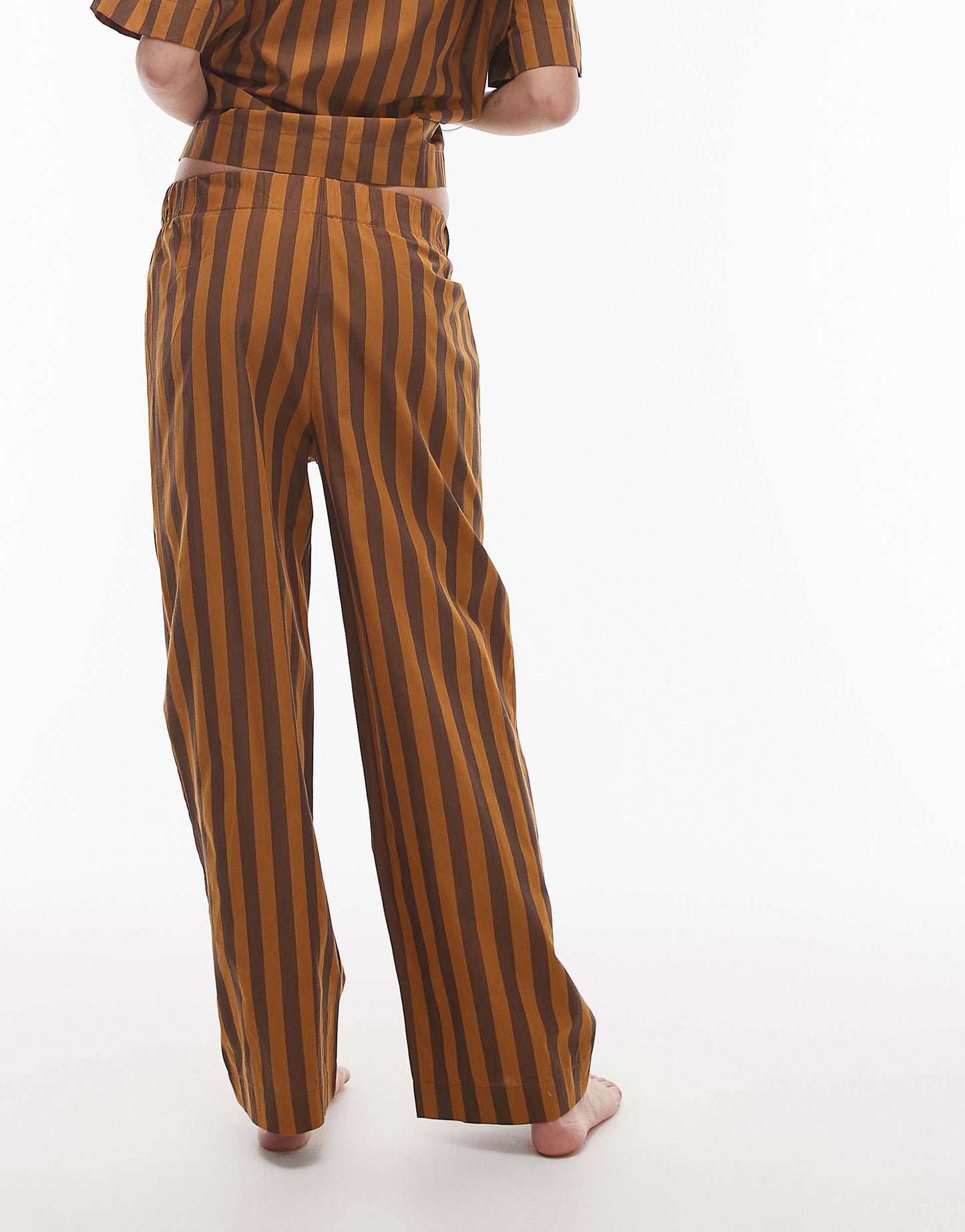 Cotton Wide Leg Pyjama Trouser Co-Ord