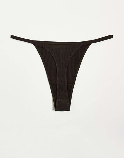 Ribbed Thong 3-Pack