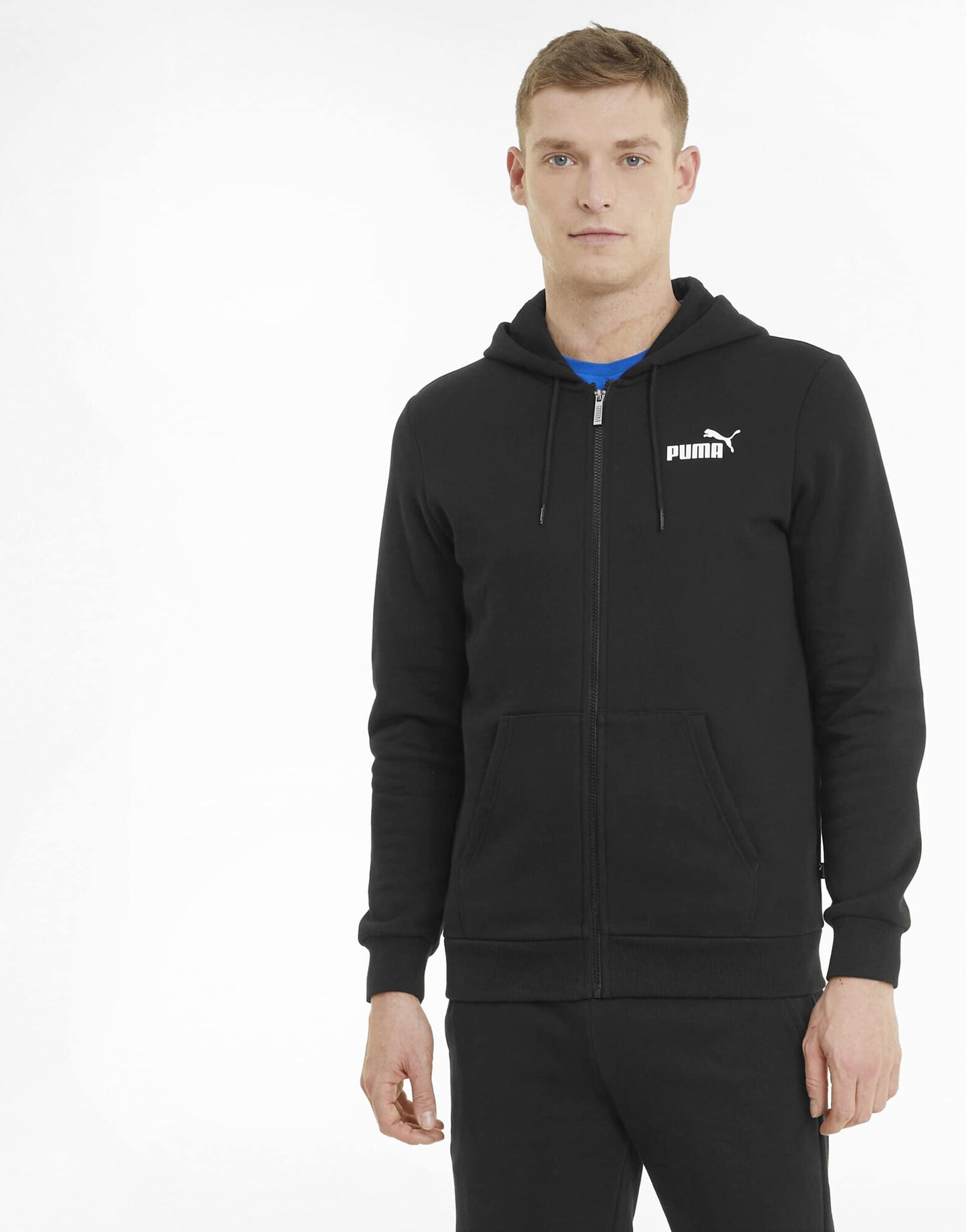 Essentials Full-Zip Logo Hoodie