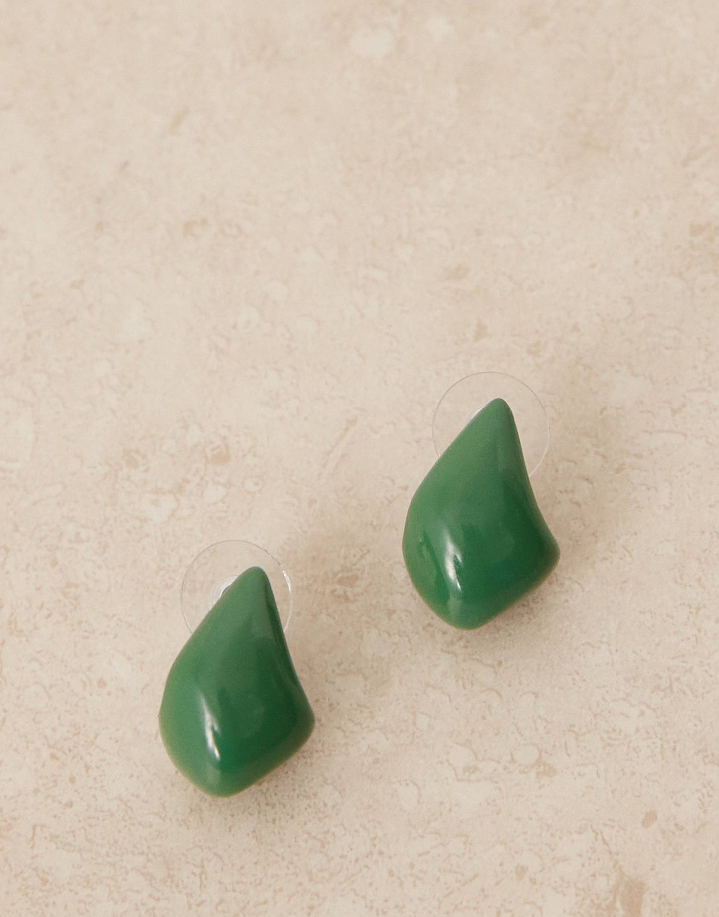 Earrings With Molten Stud Design