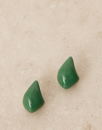 Earrings With Molten Stud Design