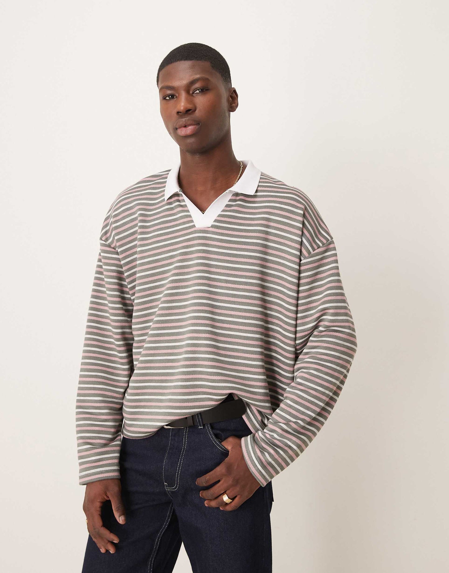 Oversized Boxy Polo T-Shirt