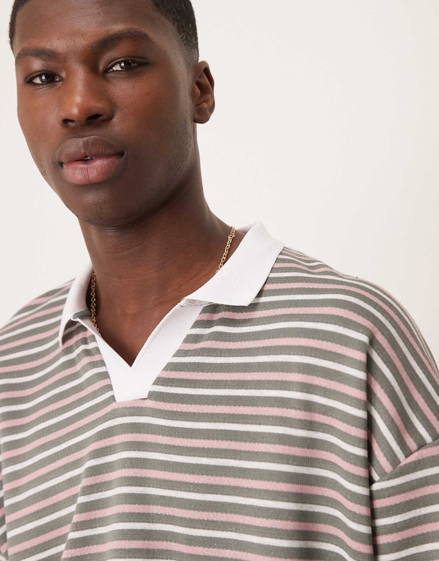 Oversized Boxy Polo T-Shirt