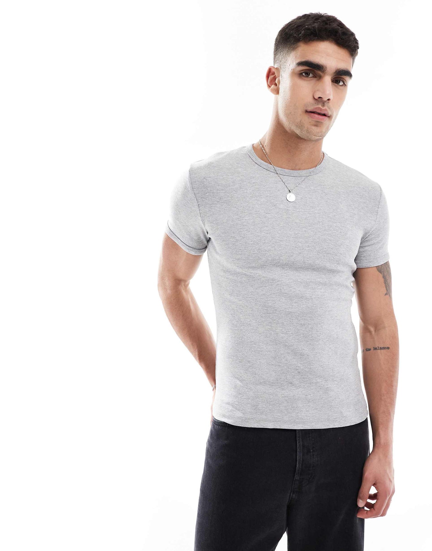 Slim Fit Rib T-Shirt