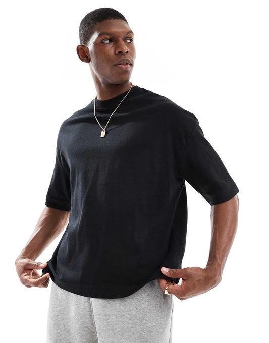 Tonal Back Print Boxy Tshirt