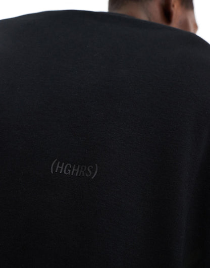 Tonal Back Print Boxy Tshirt