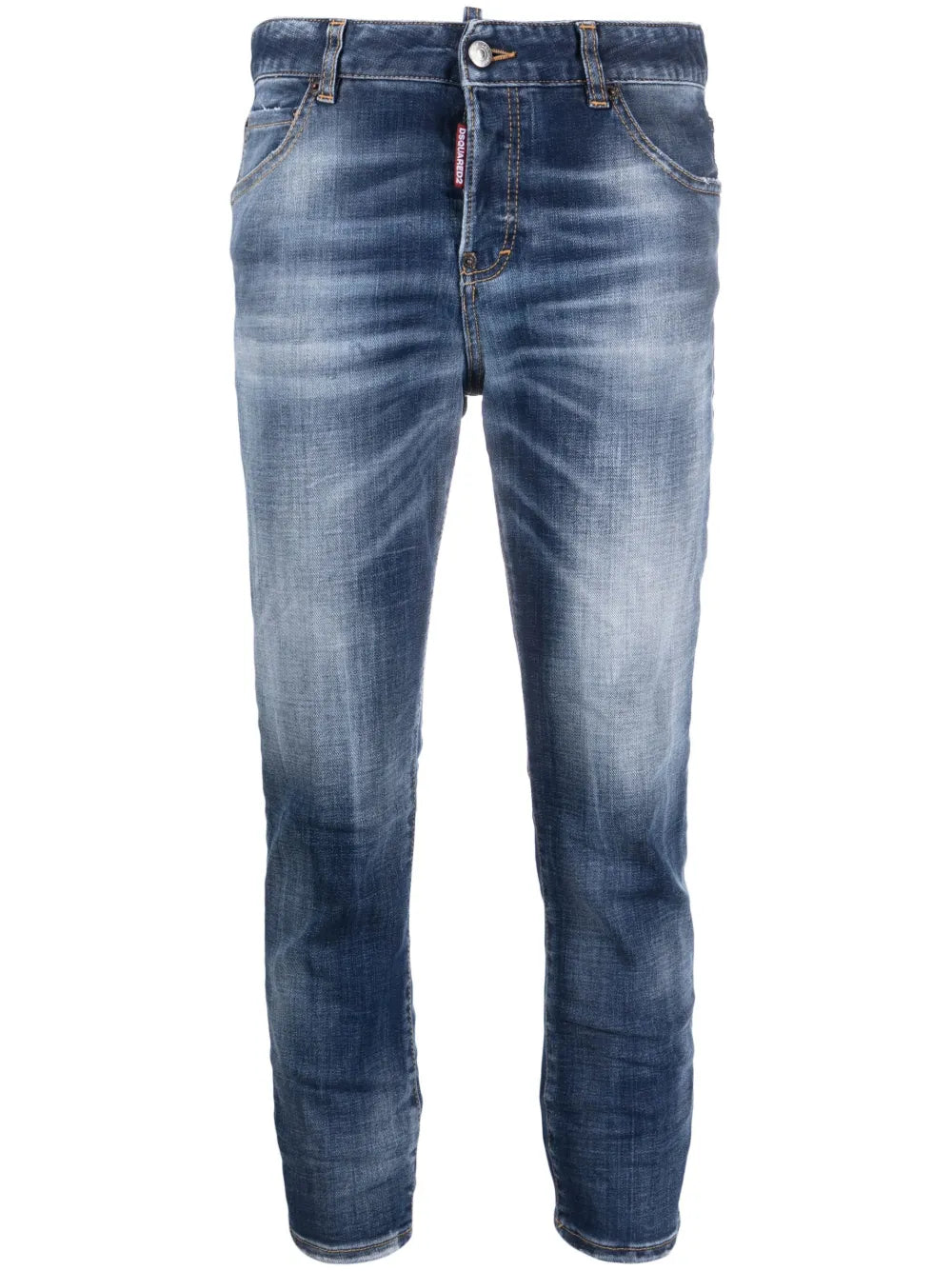 Distressed Cropped Jeans