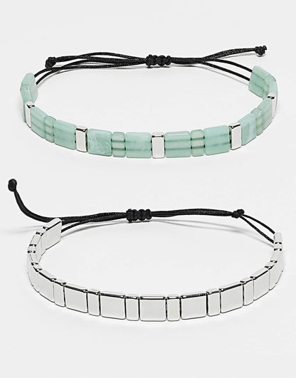 Unisex Beady Bracelet 3 Pack