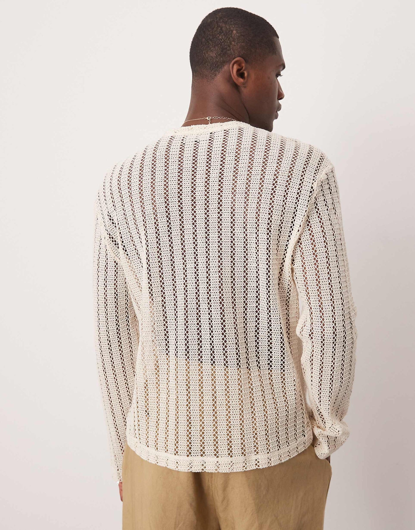 Relaxed Long Sleeve T-Shirt With Wide Neck