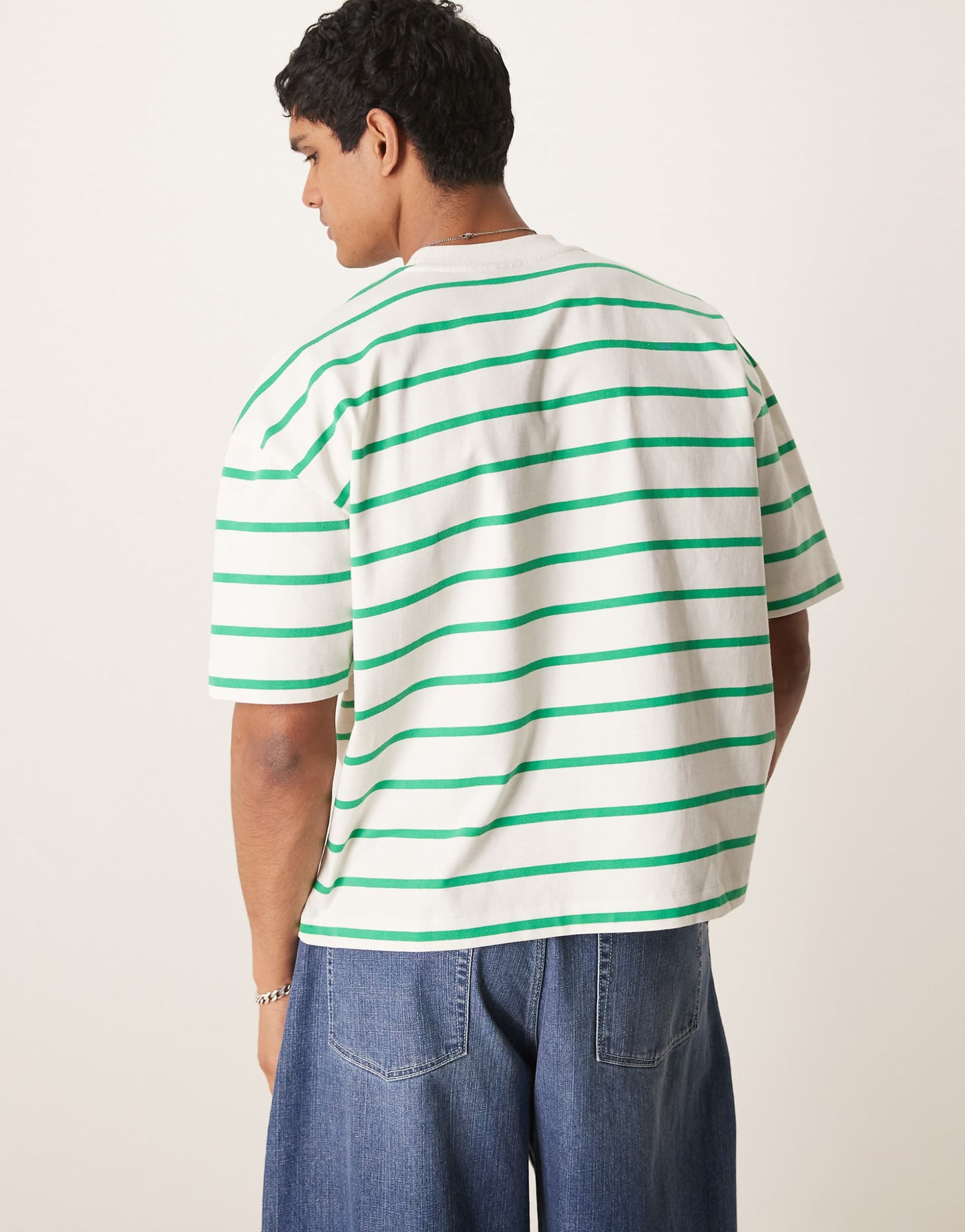 Boxy Oversized T-Shirt With Logo Embroidery