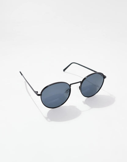 Metal Frame Round Sunglasses