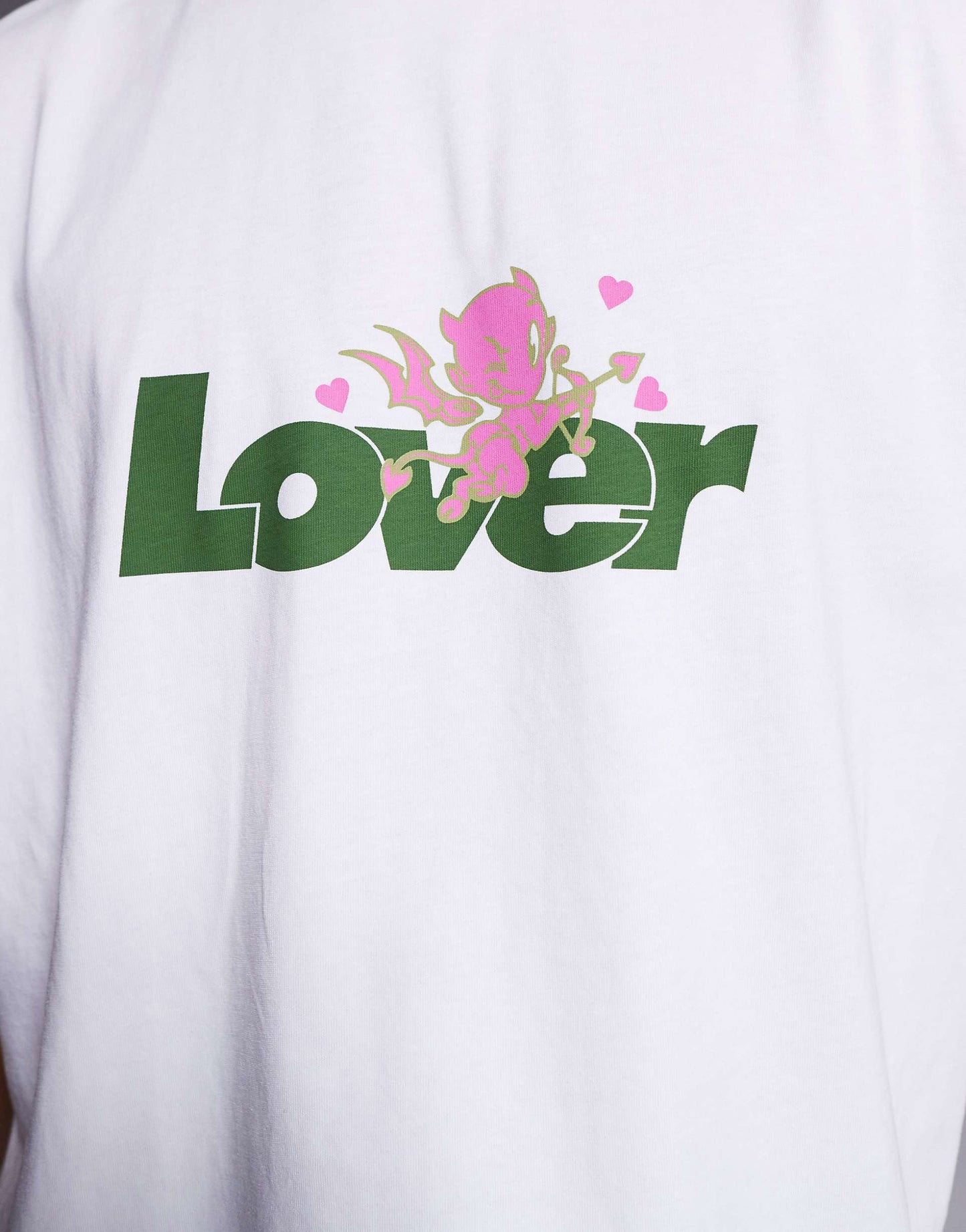 Boxy Oversized Tank With Text Graphic