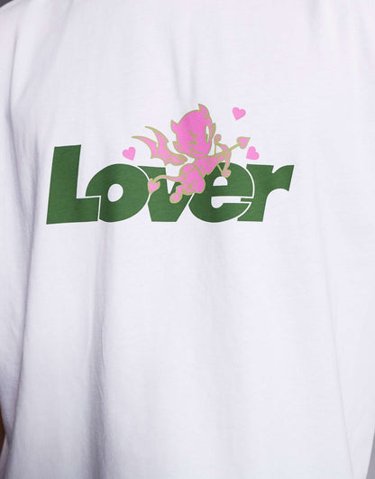 Boxy Oversized Tank With Text Graphic