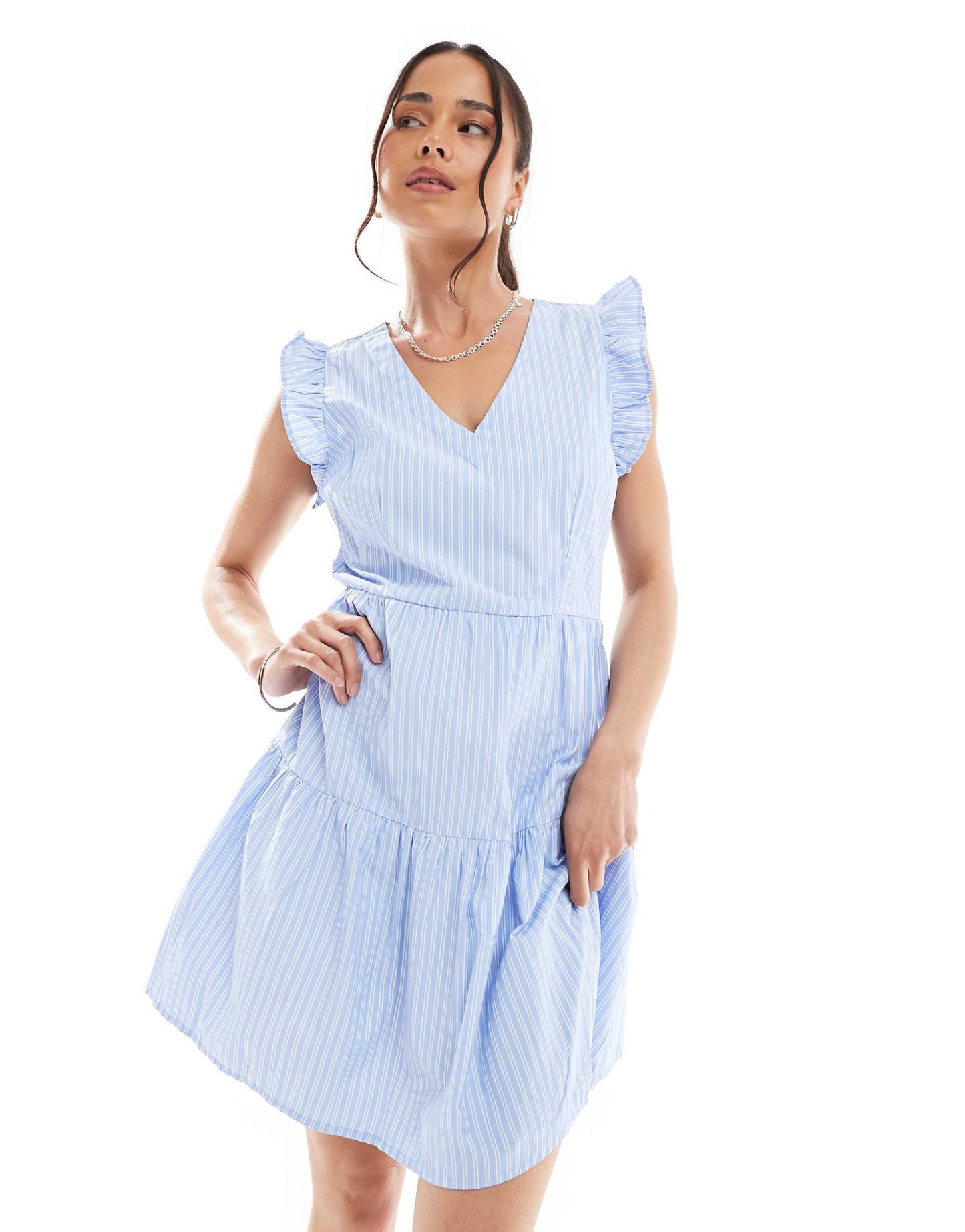 Tiered Mini Dress