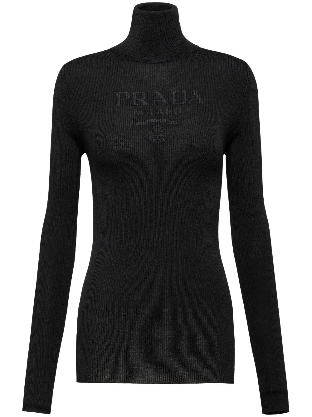Logo-Intarsia Roll-Neck Jumper