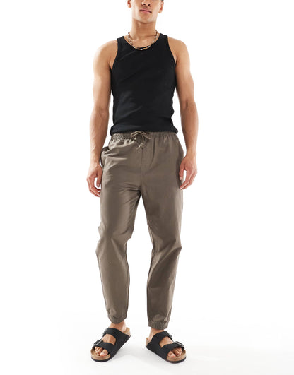 Linen Look Trousers