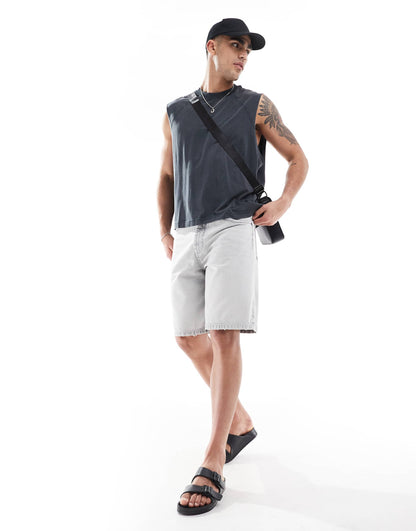 Baggy Fit Denim Short