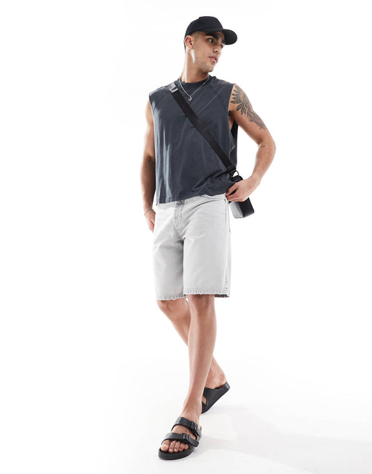 Baggy Fit Denim Short