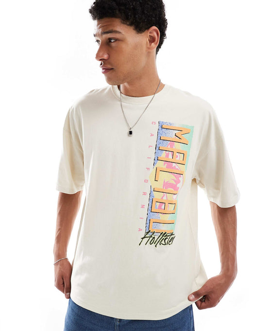 Baggy Motif Detail T-Shirt