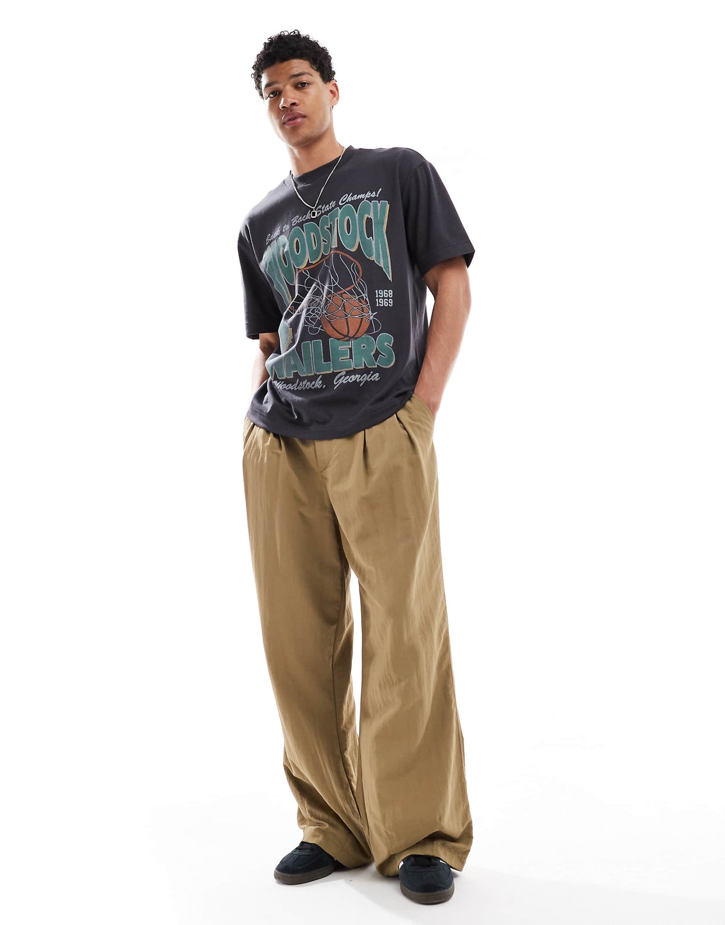 Boxy Cooling T-Shirt With Sports Motif