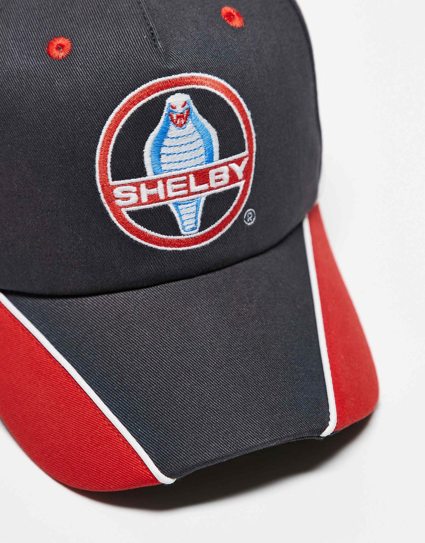 Auto Motif Contrast Panel Snapback Cap