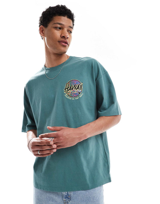 Baggy Motif Detail T-Shirt