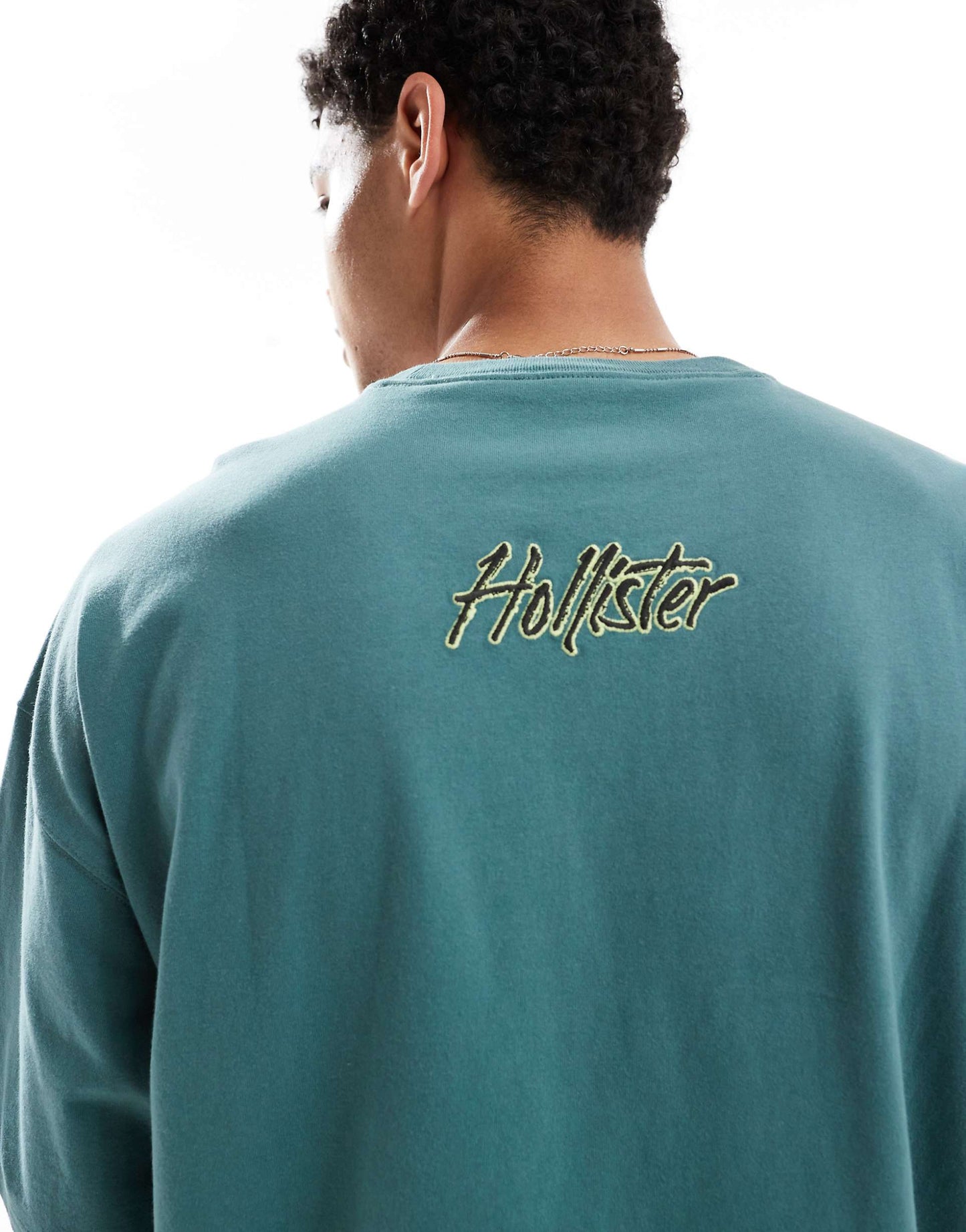 Baggy Motif Detail T-Shirt