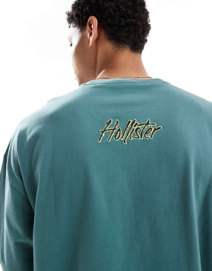Baggy Motif Detail T-Shirt