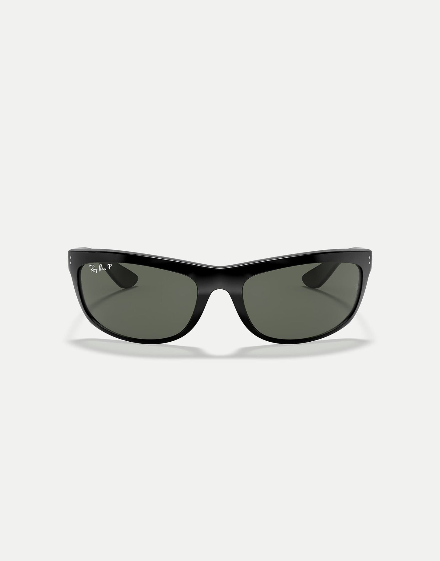 Balorama Rectangle Polarised Sunglasses With Green Lens
