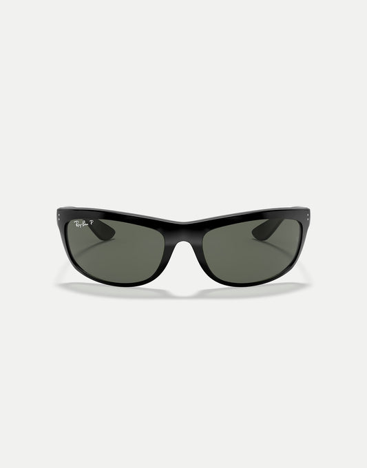 Balorama Rectangle Polarised Sunglasses With Green Lens