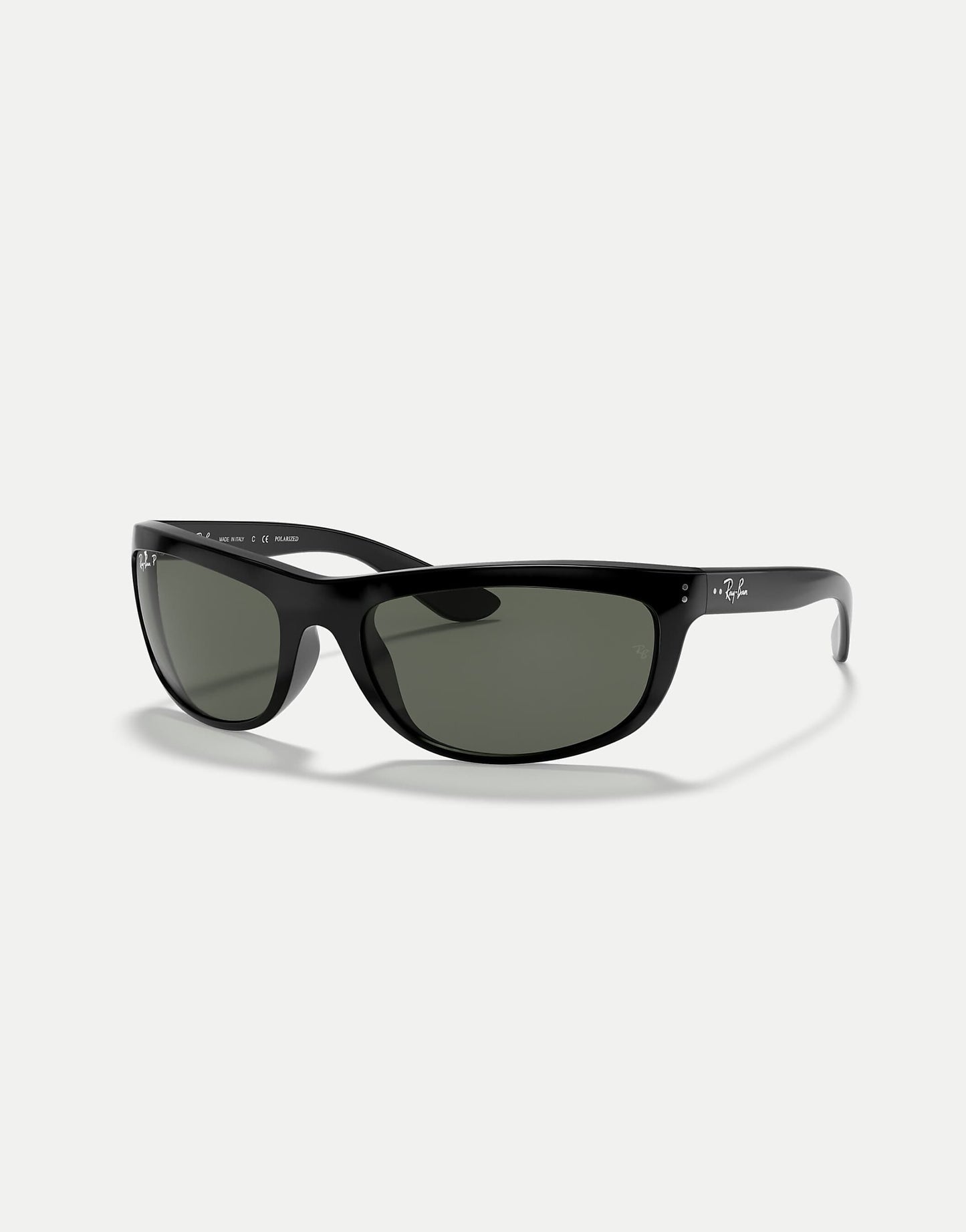 Balorama Rectangle Polarised Sunglasses With Green Lens