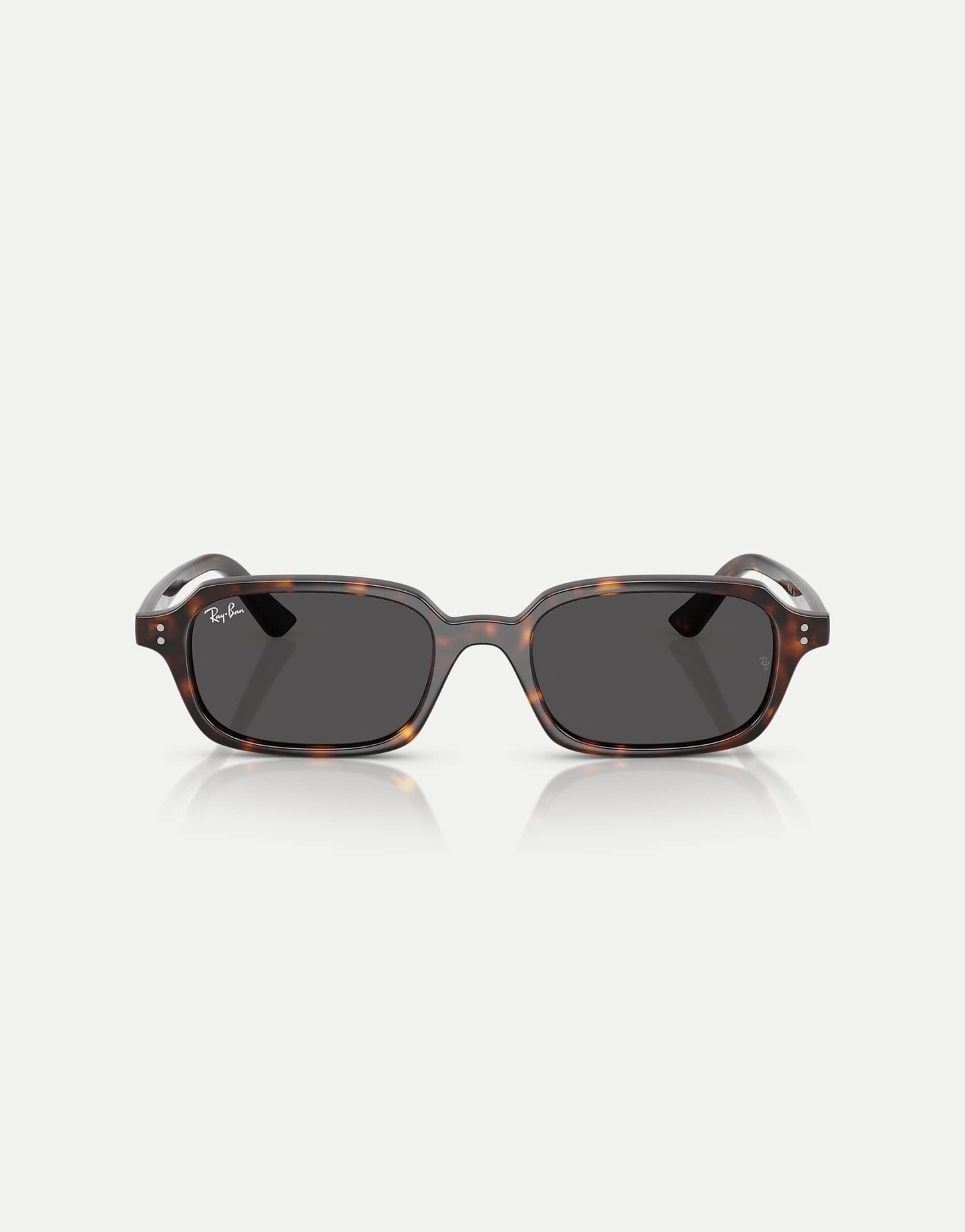 Zuri  Rectangle Sunglasses With Grey Lens