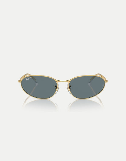 Rb3734 Irregular Polarised Sunglasses With Blue Lens