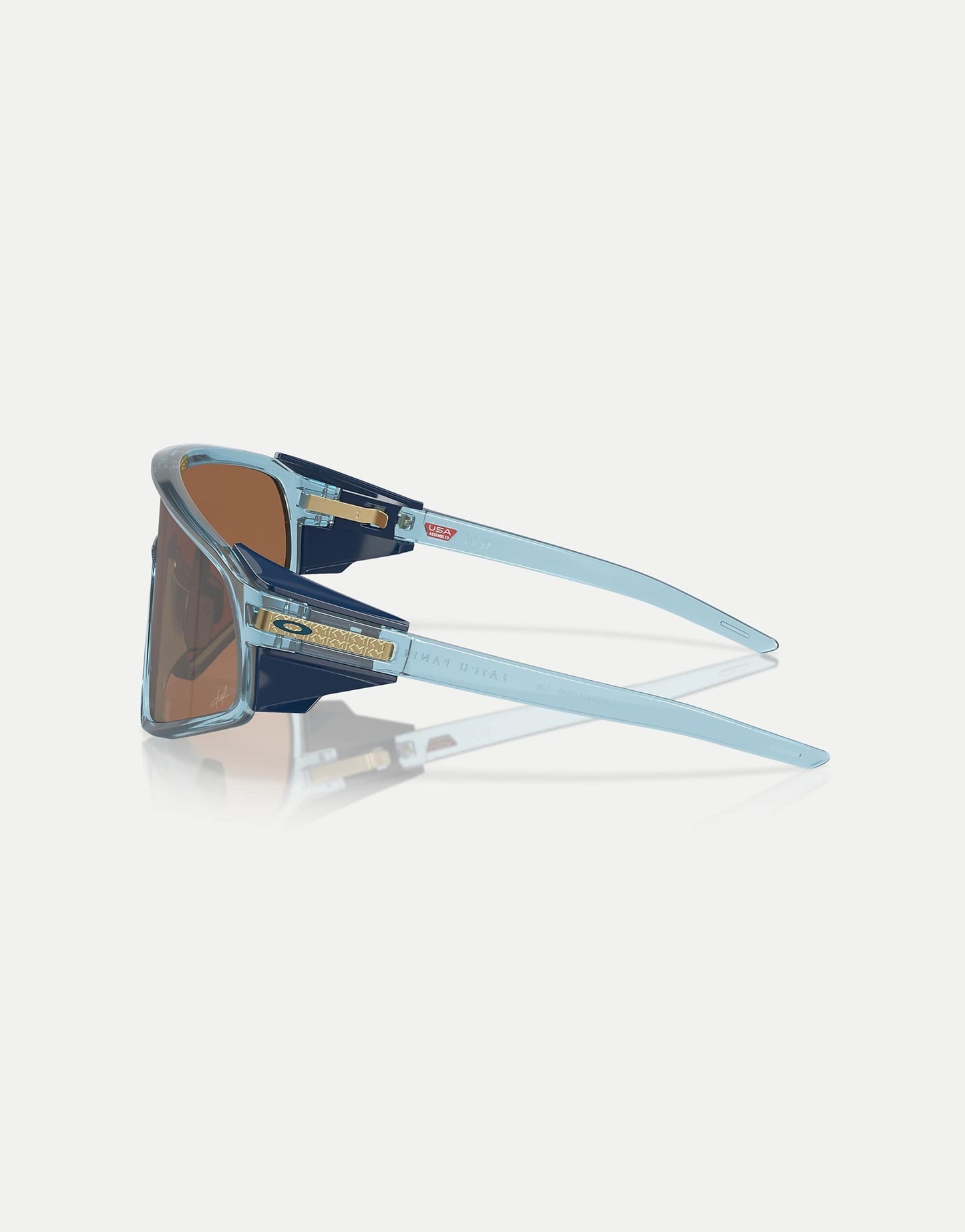 Kylian Mbappé Signature Series Latch™ Panel Shield Sunglasses With Brown Mirrored Lens