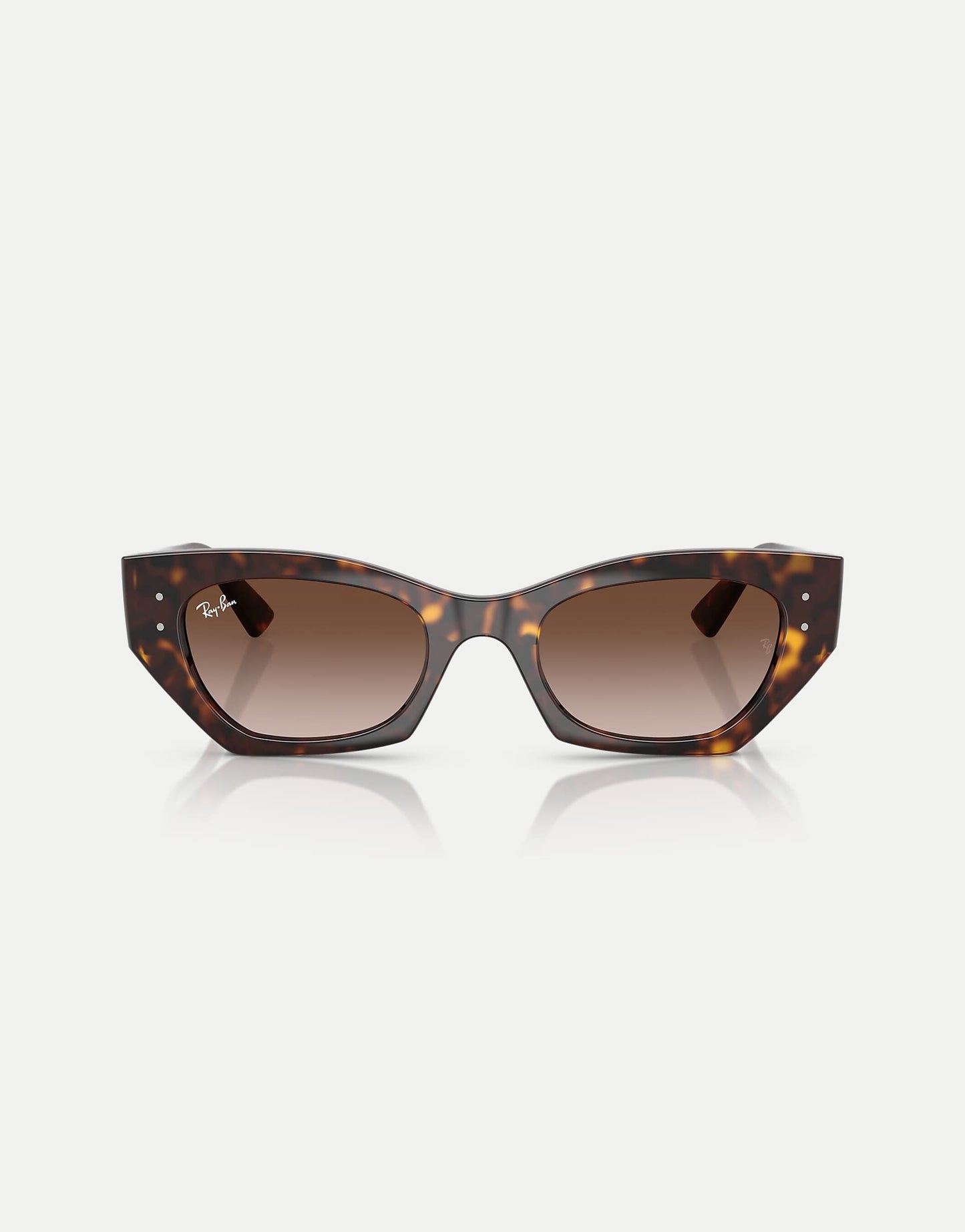 Zena  Irregular Sunglasses With Brown Lens