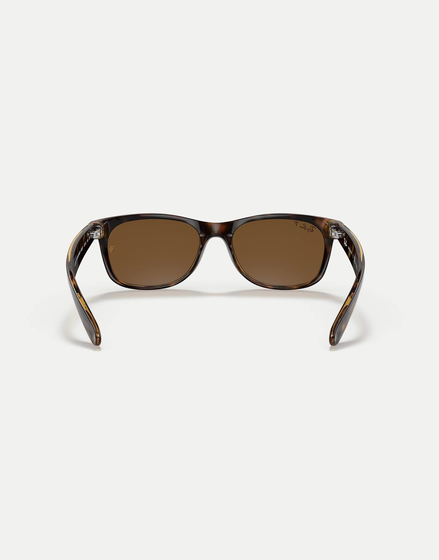 New Wayfarer Classic Square Polarised Sunglasses With Brown Lens