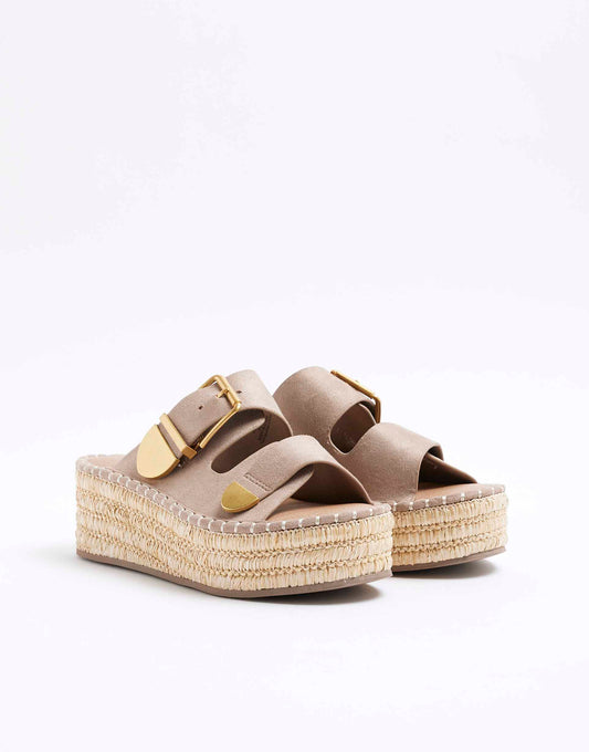 Buckle Platform Wedges
