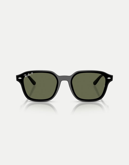 Rb4458D Square Polarised Sunglasses With Green Lens