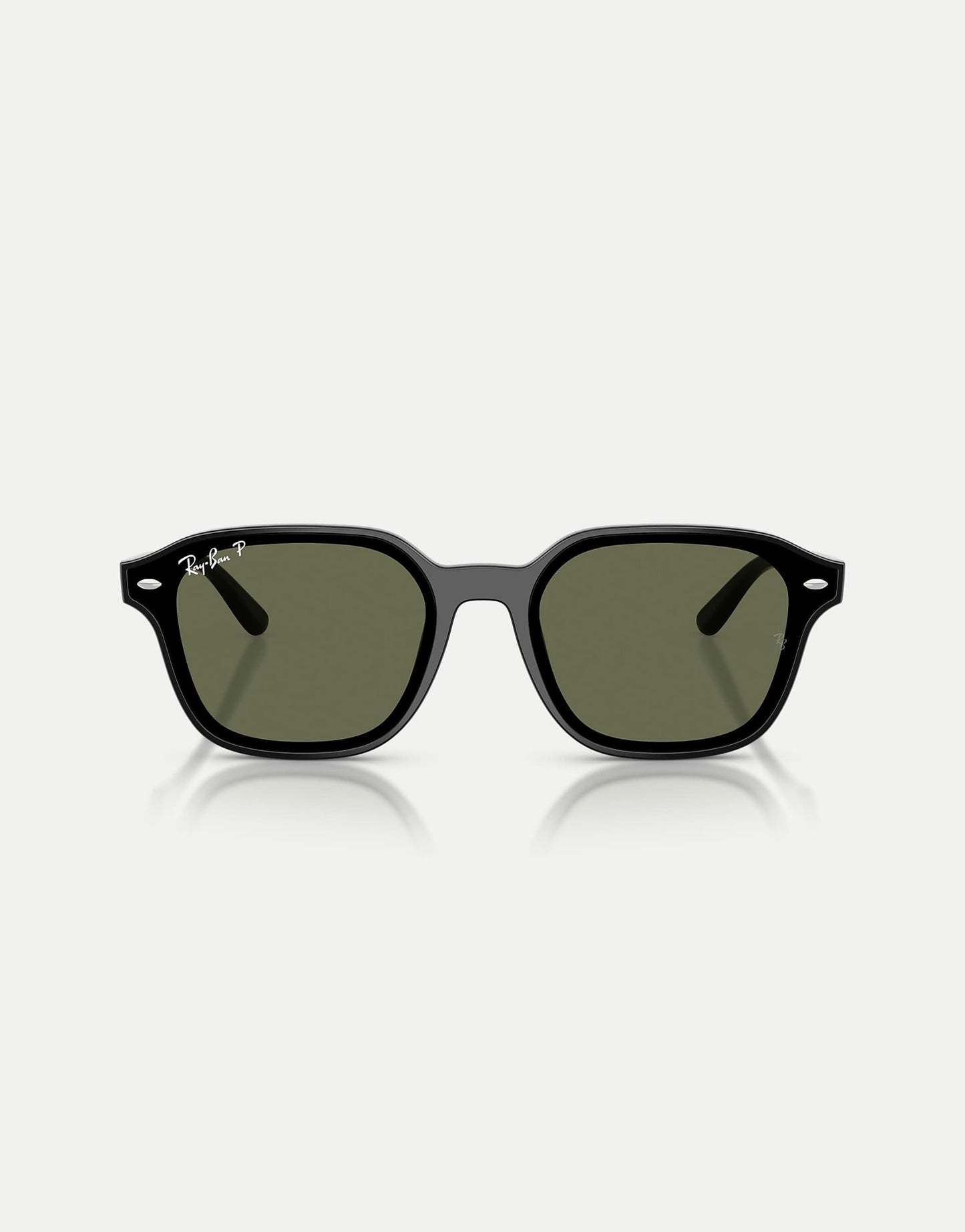 Rb4458D Square Polarised Sunglasses With Green Lens