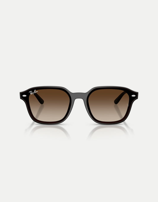 Rb4458D Square Sunglasses With Brown Lens