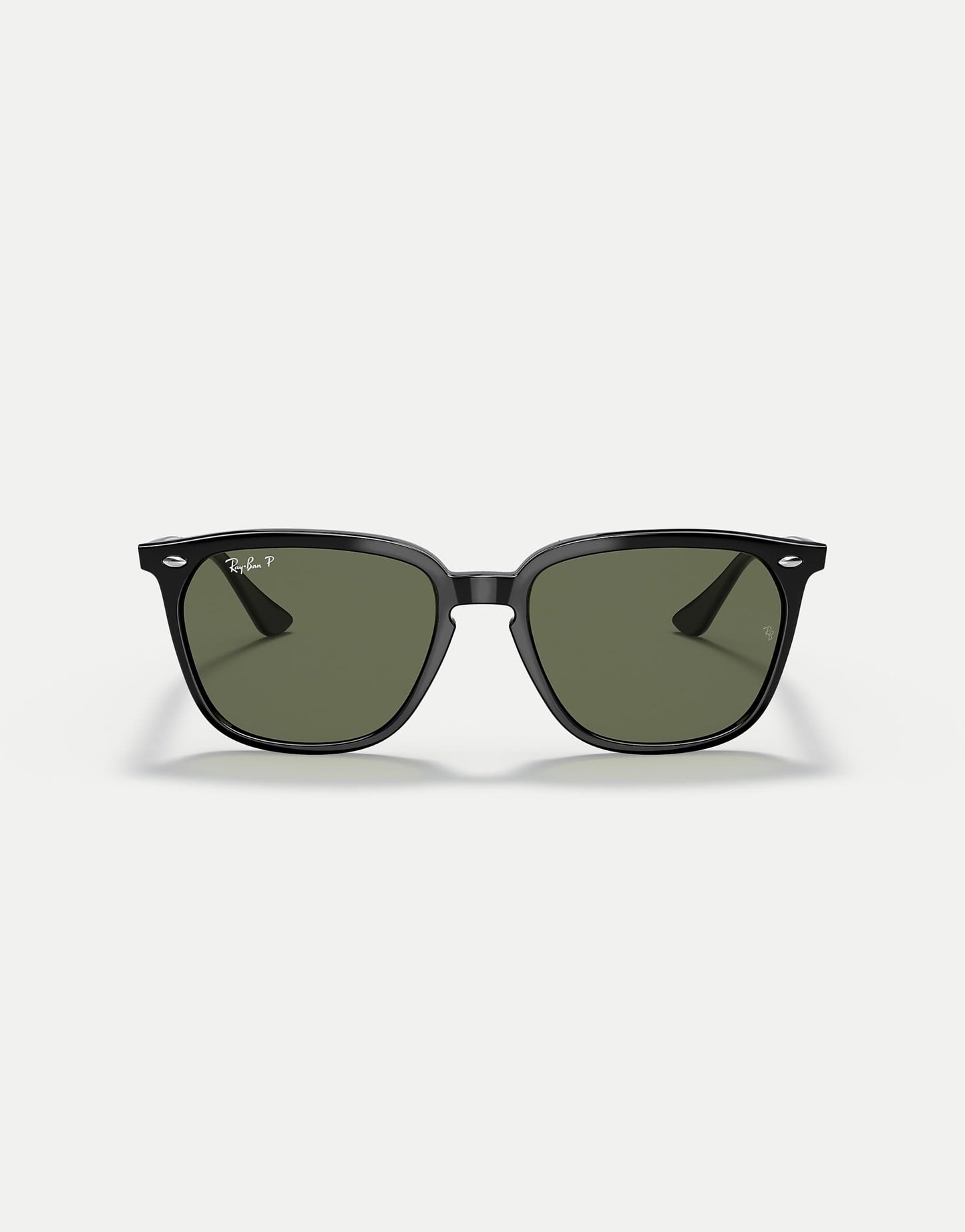 Rb4362 Square Polarised Sunglasses With Green Lens