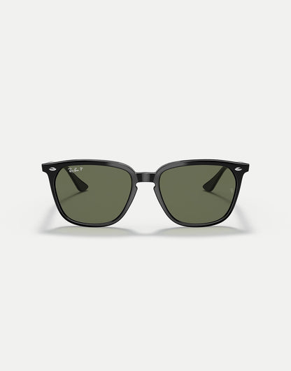 Rb4362 Square Polarised Sunglasses With Green Lens