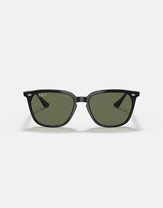 Rb4362 Square Polarised Sunglasses With Green Lens