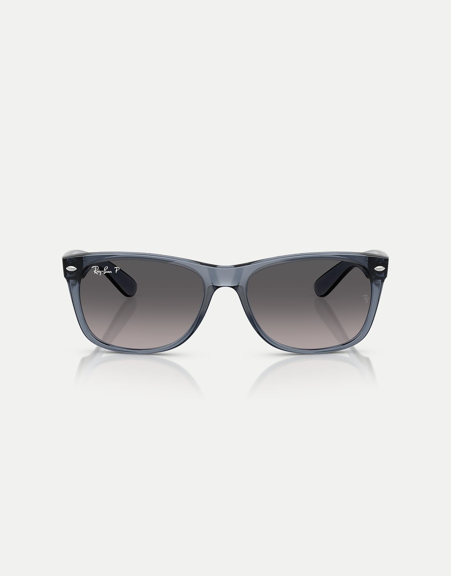 New Wayfarer Square Polarised Sunglasses With Grey Lens
