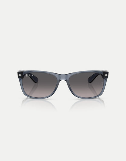 New Wayfarer Square Polarised Sunglasses With Grey Lens