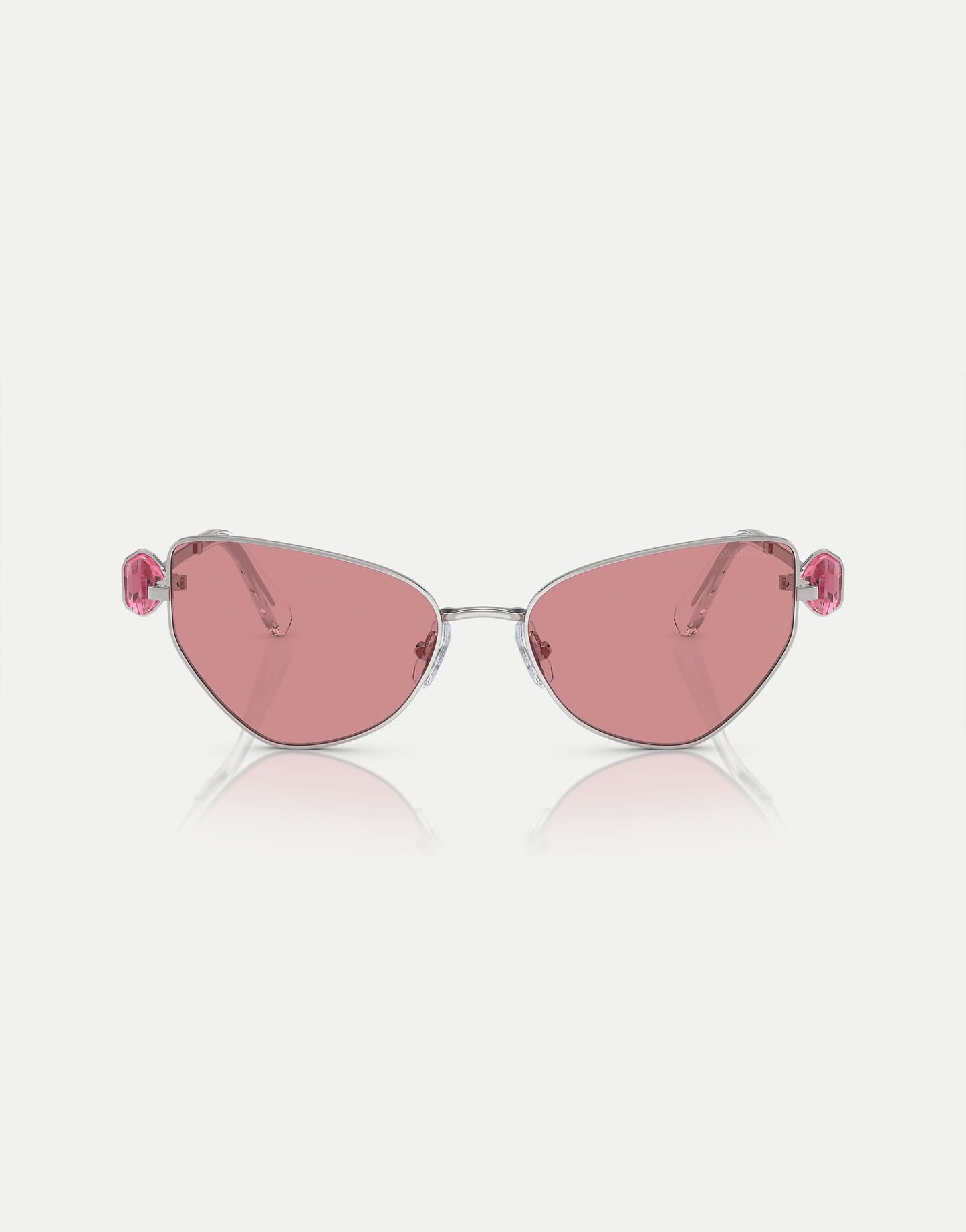 Sk7003 Irregular Sunglasses With Pink Lens