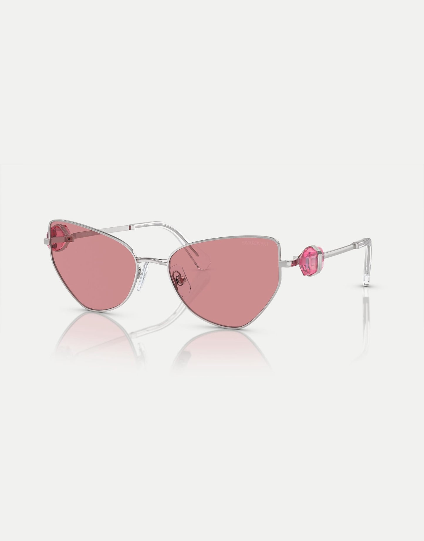 Sk7003 Irregular Sunglasses With Pink Lens