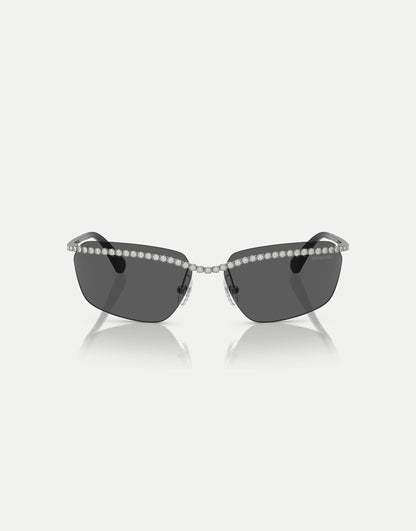 Sk7001 Irregular Sunglasses With Grey Lens