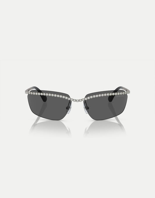 Sk7001 Irregular Sunglasses With Grey Lens