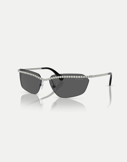 Sk7001 Irregular Sunglasses With Grey Lens